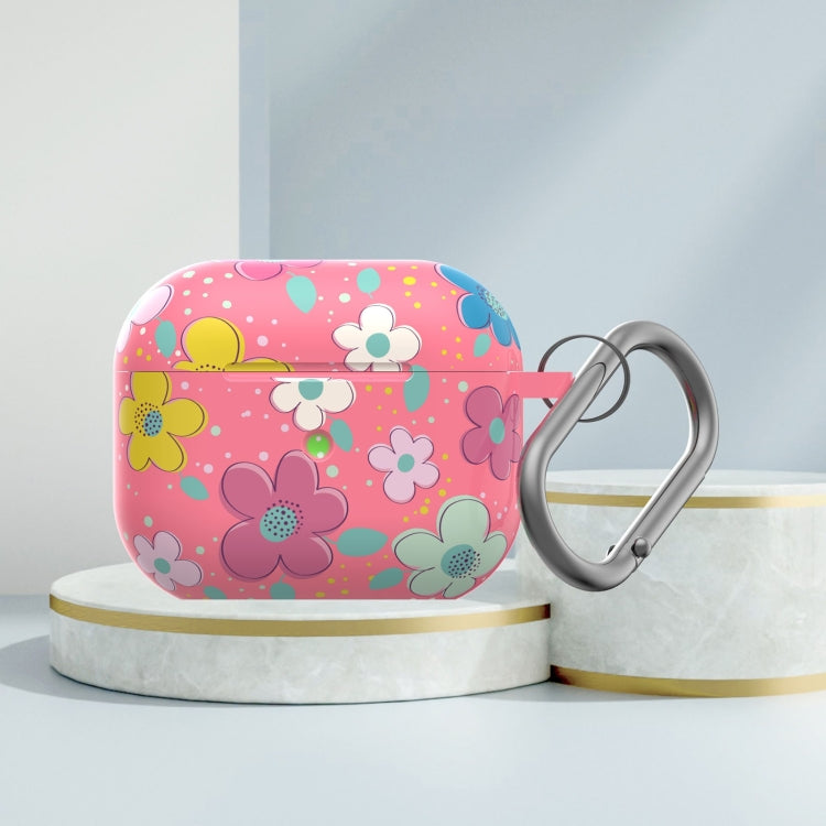 D Series Silicone Printed Flower Wireless Earphone Protective Case For AirPods 3