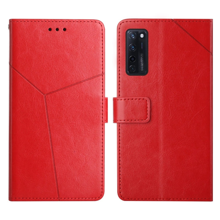 For ZTE Axon 20 4G Y Stitching Horizontal Flip Leather Phone Case