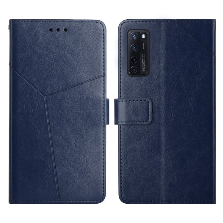 For ZTE Axon 20 4G Y Stitching Horizontal Flip Leather Phone Case