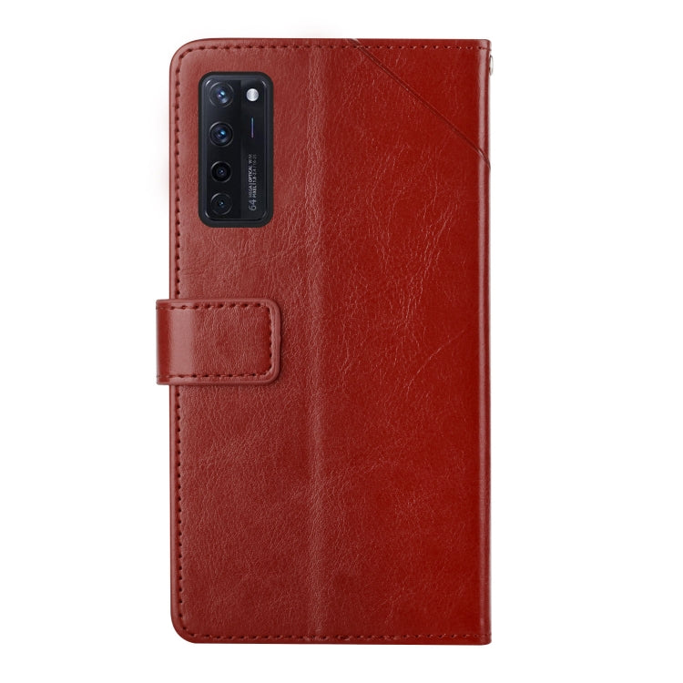 For ZTE Axon 20 4G Y Stitching Horizontal Flip Leather Phone Case
