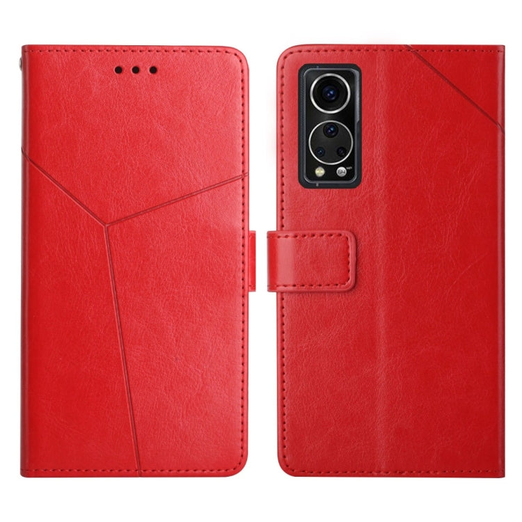 For ZTE Axon 30 Y Stitching Horizontal Flip Leather Phone Case