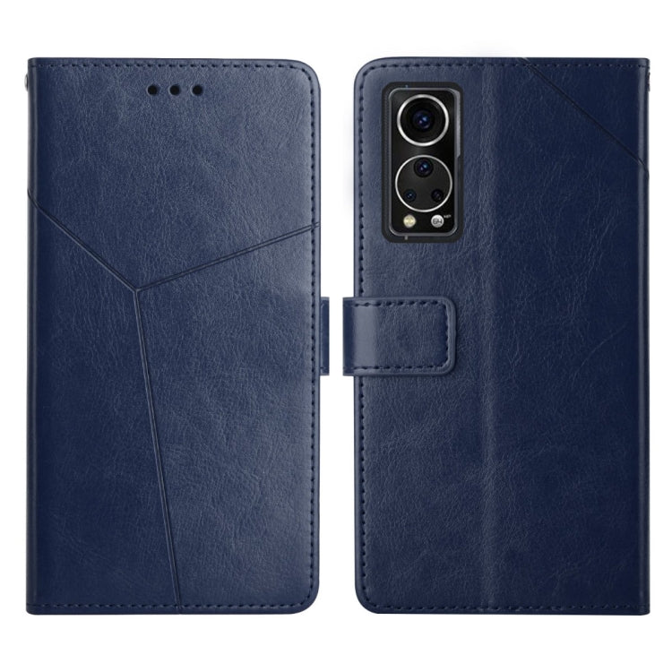 For ZTE Axon 30 Y Stitching Horizontal Flip Leather Phone Case