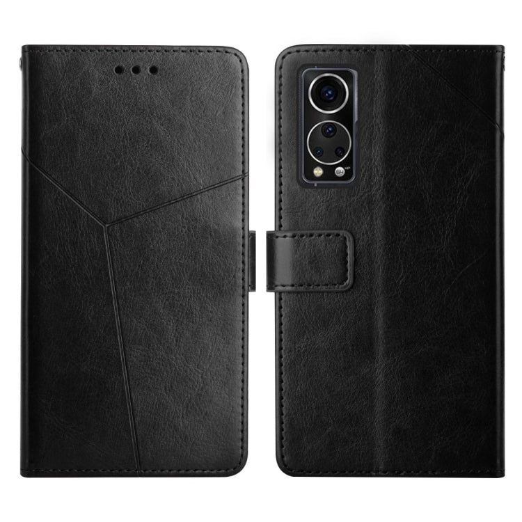 For ZTE Axon 30 Y Stitching Horizontal Flip Leather Phone Case