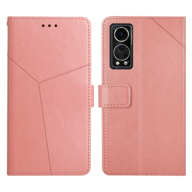 For ZTE Axon 30 Y Stitching Horizontal Flip Leather Phone Case