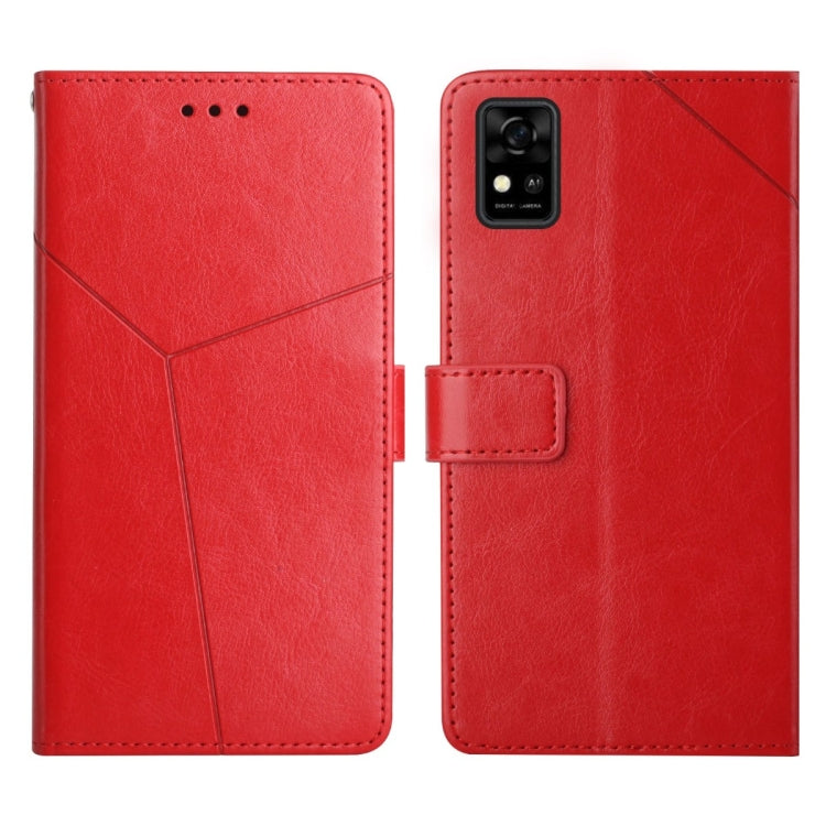 For ZTE Blade A31 Y Stitching Horizontal Flip Leather Phone Case