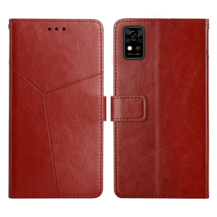 For ZTE Blade A31 Y Stitching Horizontal Flip Leather Phone Case