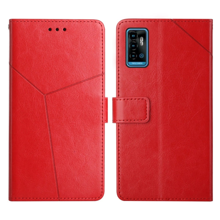 For ZTE Blade A51 Y Stitching Horizontal Flip Leather Phone Case