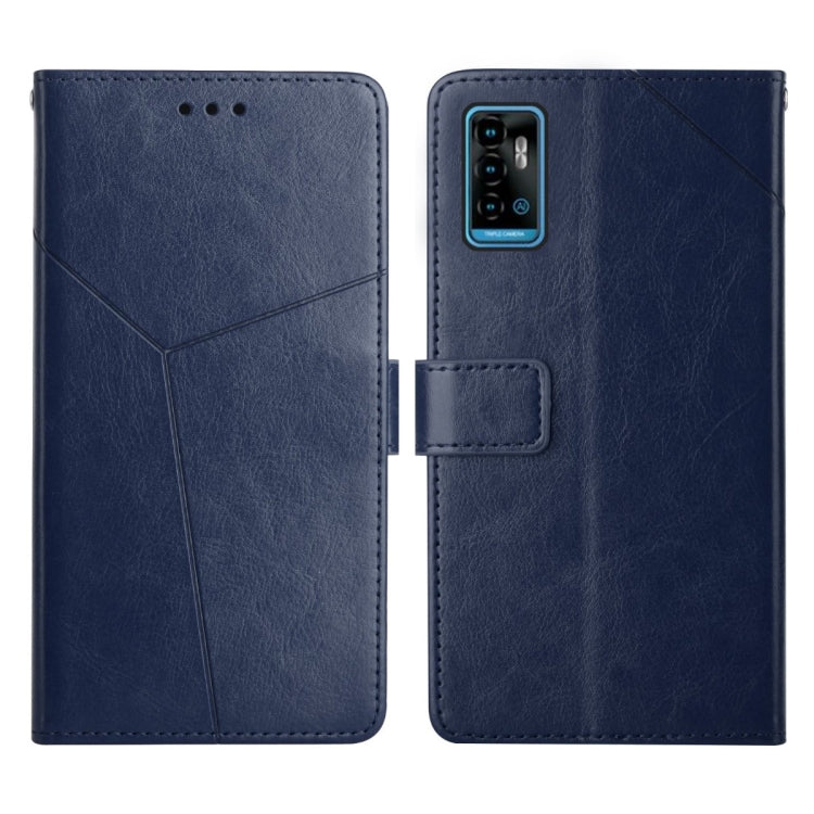 For ZTE Blade A51 Y Stitching Horizontal Flip Leather Phone Case