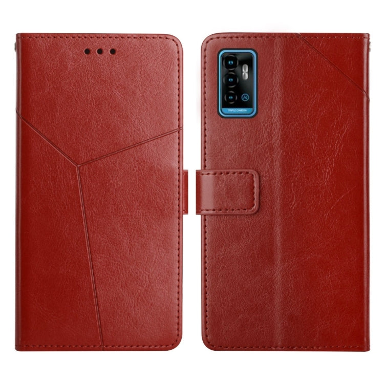 For ZTE Blade A51 Y Stitching Horizontal Flip Leather Phone Case