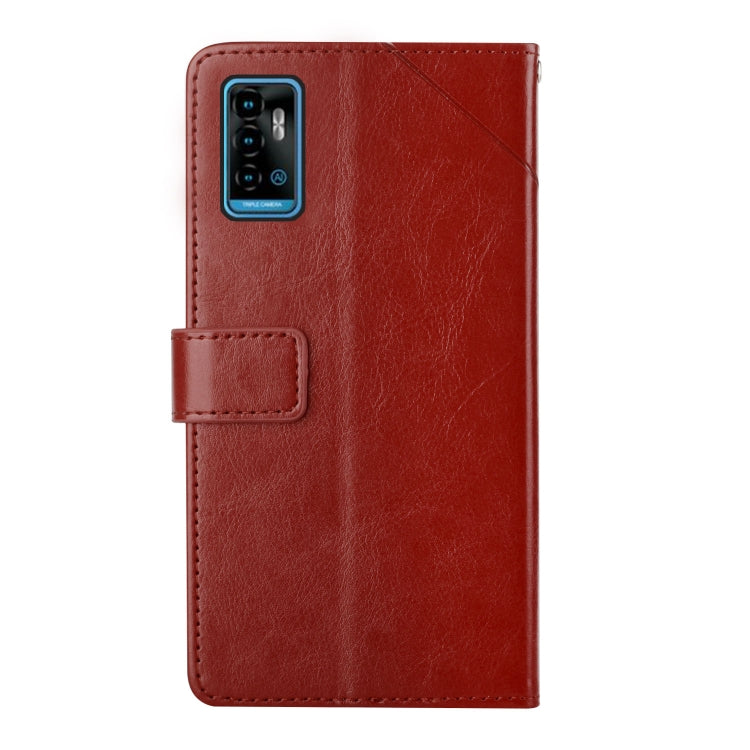 For ZTE Blade A71 Y Stitching Horizontal Flip Leather Phone Case