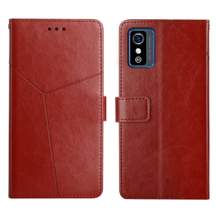 For ZTE Blade L9 Y Stitching Horizontal Flip Leather Phone Case