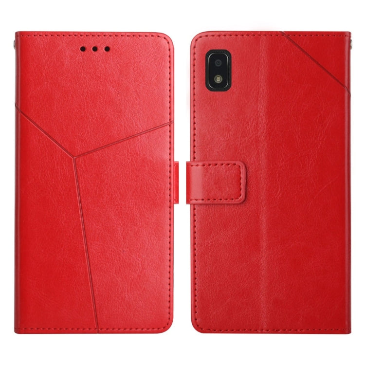 For ZTE Blade L210 Y Stitching Horizontal Flip Leather Phone Case