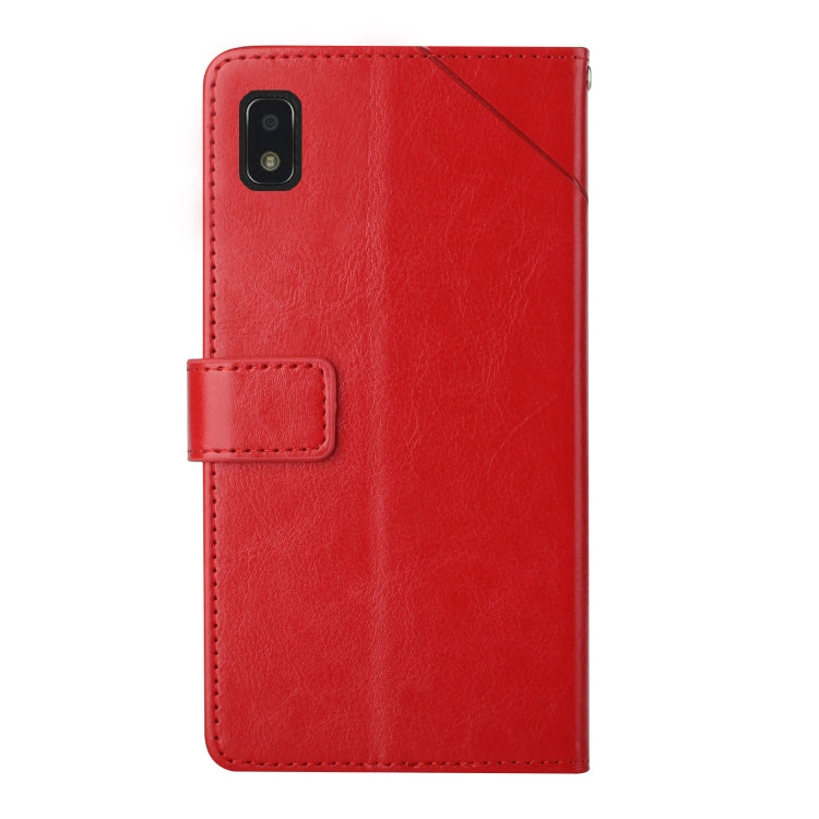 For ZTE Blade L210 Y Stitching Horizontal Flip Leather Phone Case