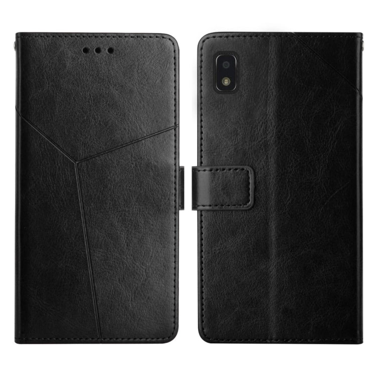 For ZTE Blade L210 Y Stitching Horizontal Flip Leather Phone Case