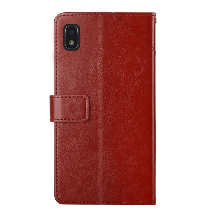 For ZTE Blade L210 Y Stitching Horizontal Flip Leather Phone Case