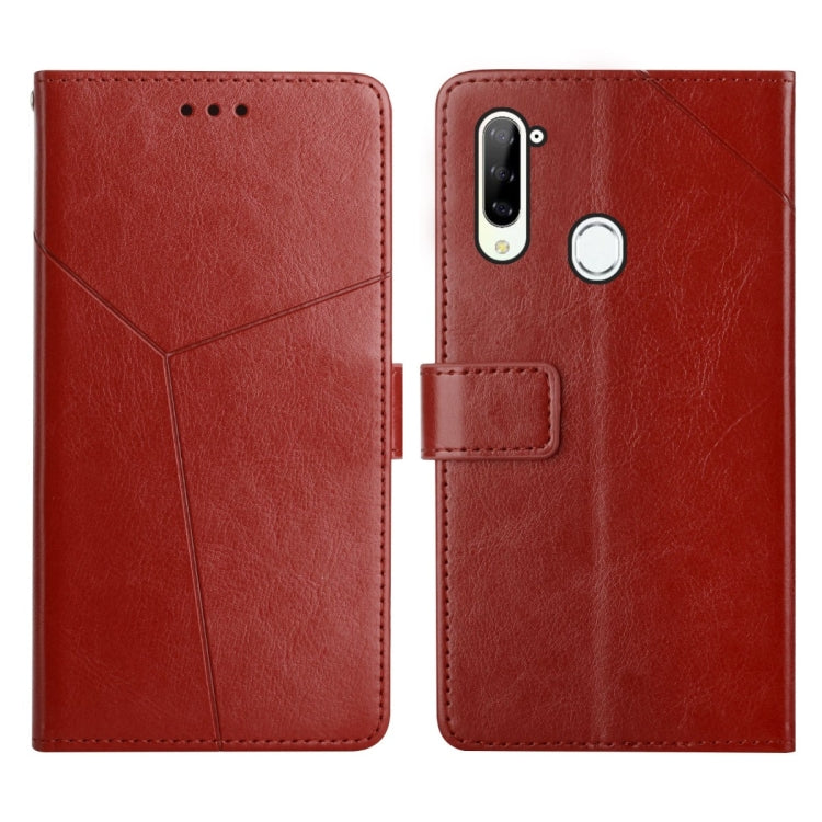 For ZTE Libero 5G Y Stitching Horizontal Flip Leather Phone Case