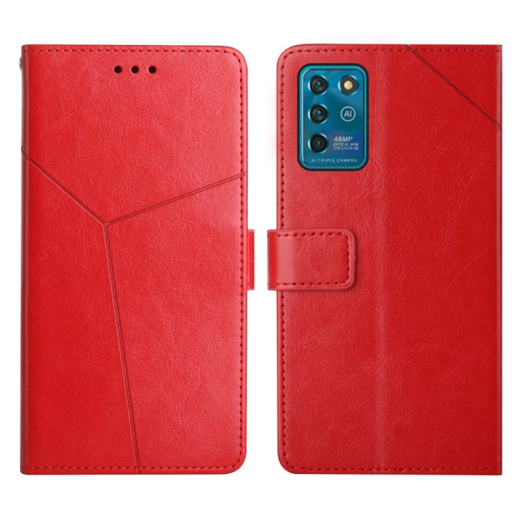 For ZTE Blade V30 Vita Y Stitching Horizontal Flip Leather Phone Case