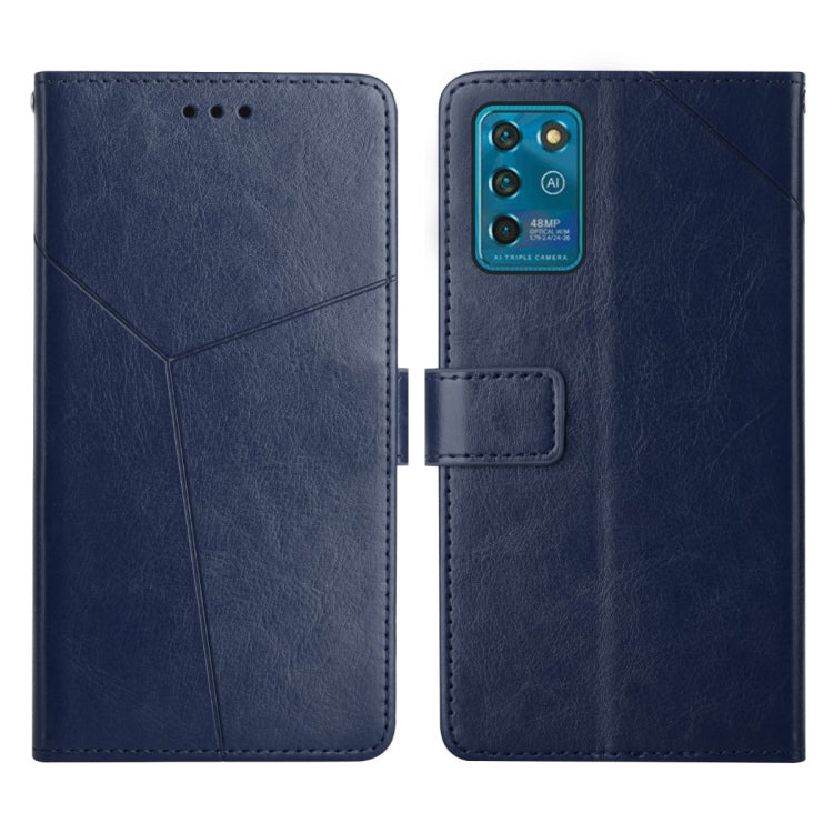 For ZTE Blade V30 Vita Y Stitching Horizontal Flip Leather Phone Case