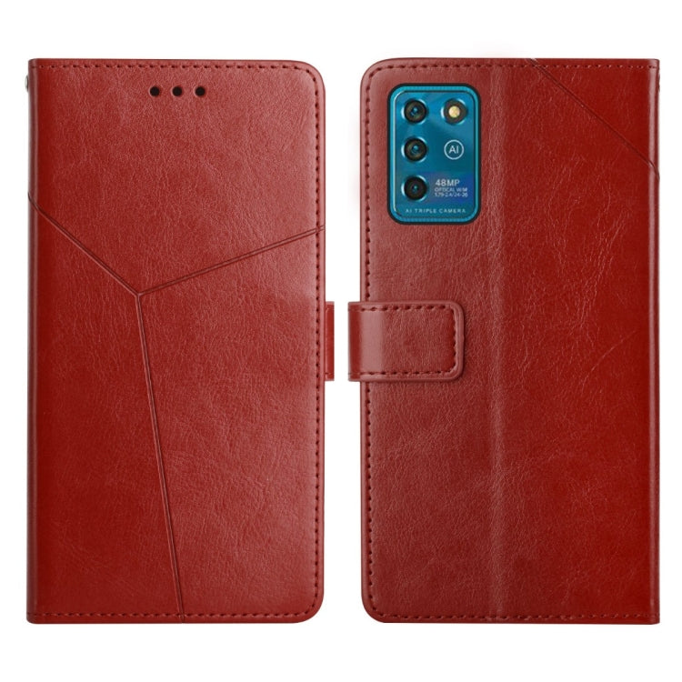 For ZTE Blade V30 Vita Y Stitching Horizontal Flip Leather Phone Case