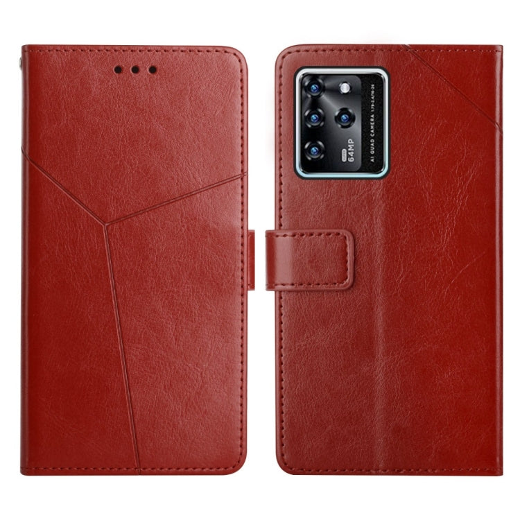 For ZTE Blade V30 Y Stitching Horizontal Flip Leather Phone Case