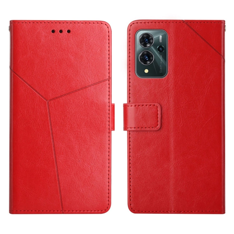 For ZTE Blade V40 Pro Y Stitching Horizontal Flip Leather Phone Case