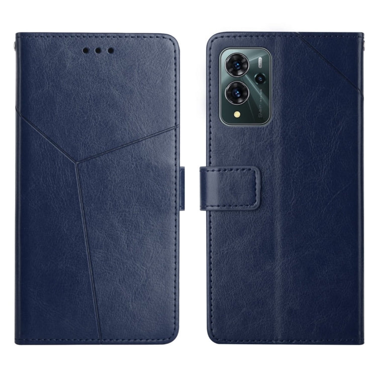 For ZTE Blade V40 Pro Y Stitching Horizontal Flip Leather Phone Case