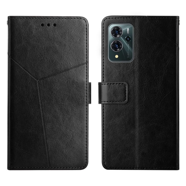 For ZTE Blade V40 Pro Y Stitching Horizontal Flip Leather Phone Case