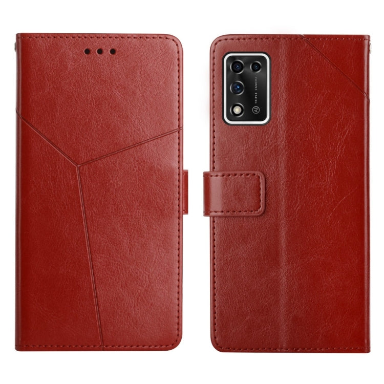 For ZTE Libero 5G II Y Stitching Horizontal Flip Leather Phone Case