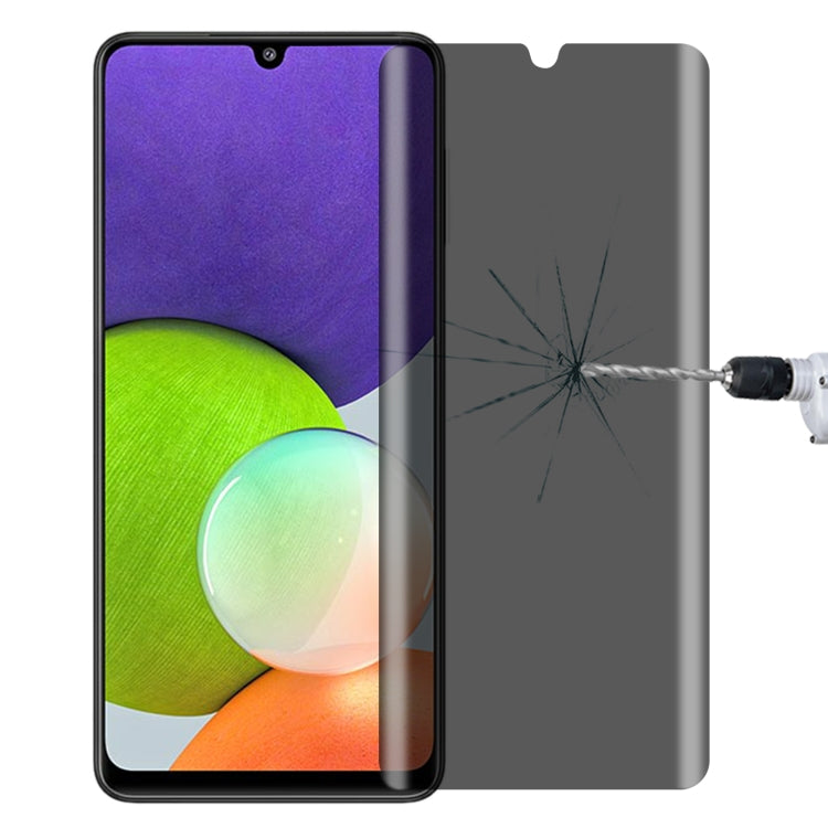 Full Cover Anti-peeping Tempered Glass Film For Samsung Galaxy A22 4G