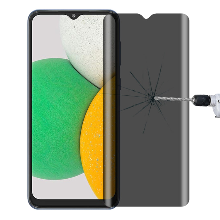 Full Cover Anti-peeping Tempered Glass Film For Samsung Galaxy A03 Core