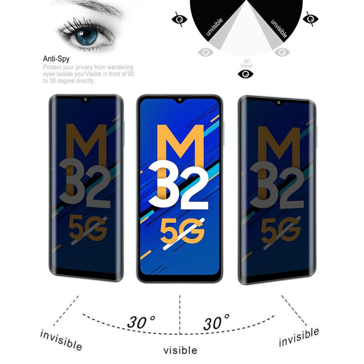 Full Cover Anti-peeping Tempered Glass Film For Samsung Galaxy M32 5G
