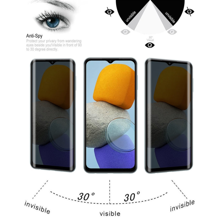 Full Cover Anti-peeping Tempered Glass Film For Samsung Galaxy M23