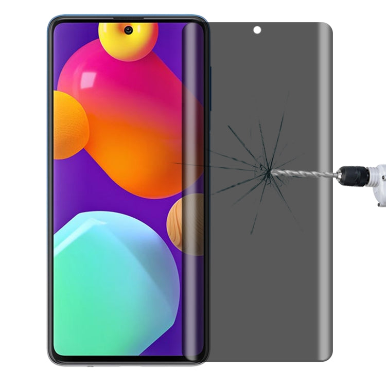 Full Cover Anti-peeping Tempered Glass Film For Samsung Galaxy M62