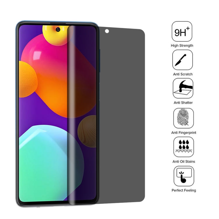 Full Cover Anti-peeping Tempered Glass Film For Samsung Galaxy M62