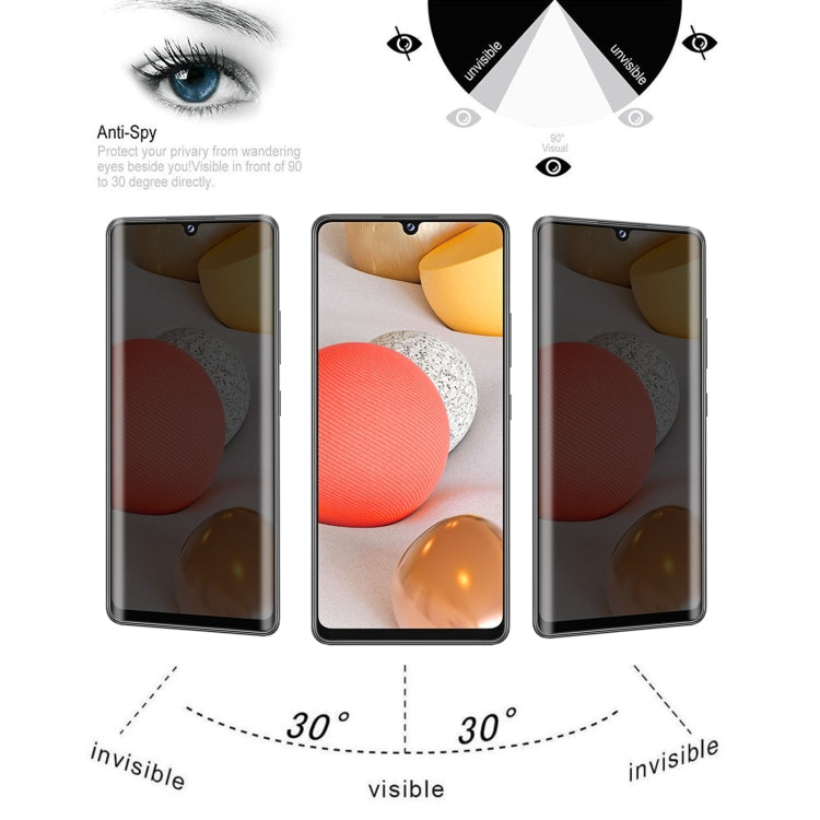 Full Cover Anti-peeping Tempered Glass Film For Samsung Galaxy A42 5G