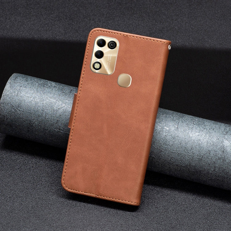 For Infinix Hot 11 Play/Hot 10 Play Lambskin Texture Leather Phone Case