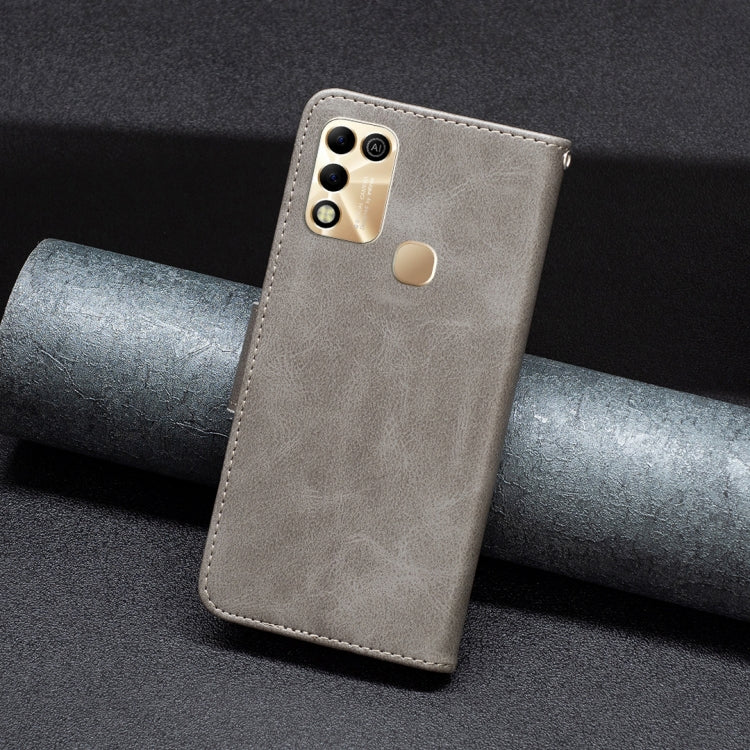 For Infinix Hot 11 Play/Hot 10 Play Lambskin Texture Leather Phone Case