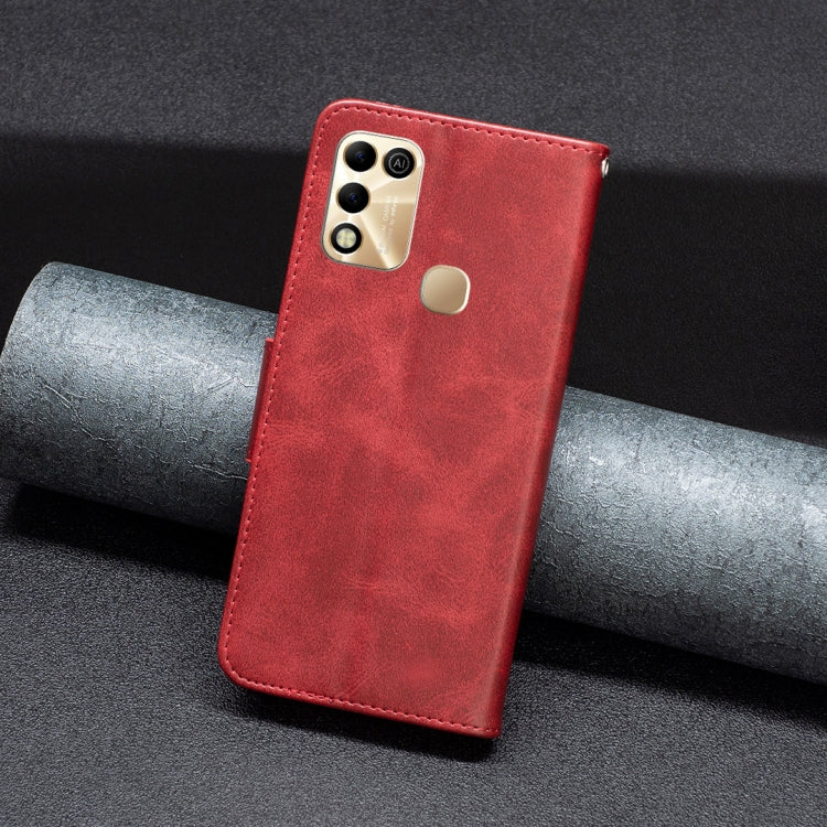 For Infinix Hot 11 Play/Hot 10 Play Lambskin Texture Leather Phone Case