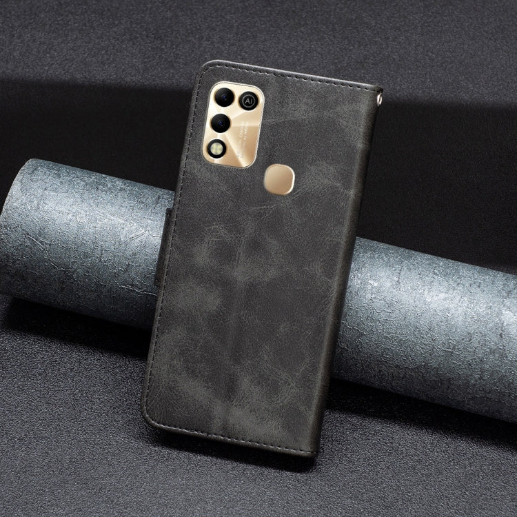 For Infinix Hot 11 Play/Hot 10 Play Lambskin Texture Leather Phone Case