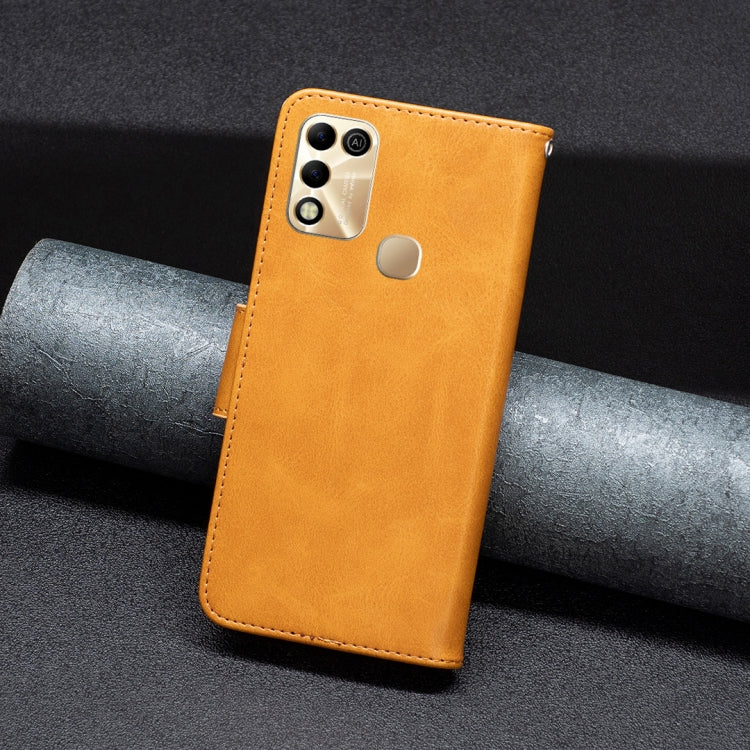 For Infinix Hot 11 Play/Hot 10 Play Lambskin Texture Leather Phone Case