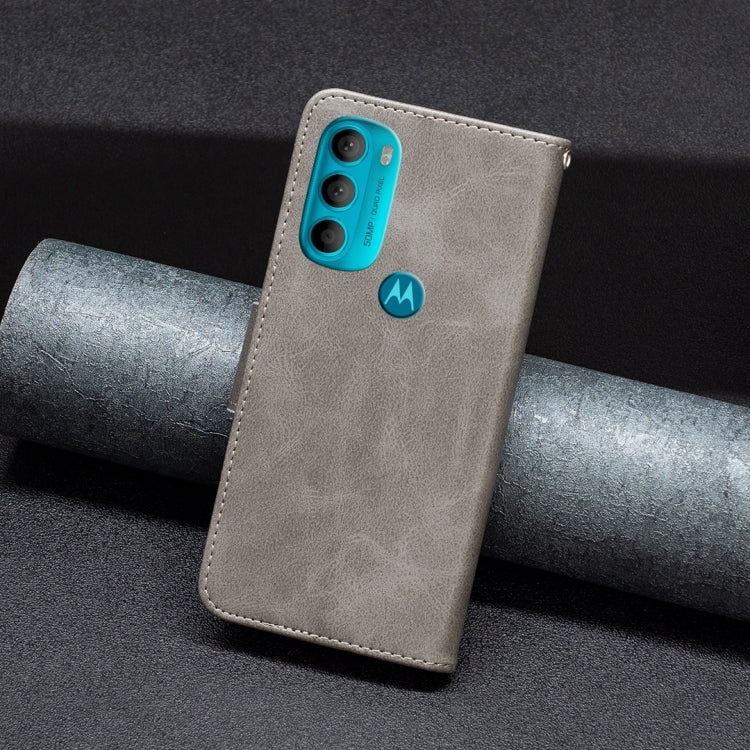 For Motorola Moto G71 5G Lambskin Texture Leather Phone Case