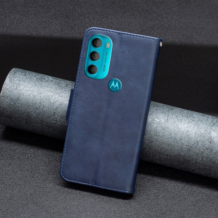 For Motorola Moto G71 5G Lambskin Texture Leather Phone Case