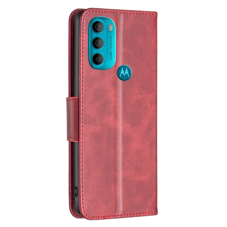 For Motorola Moto G71 5G Lambskin Texture Leather Phone Case