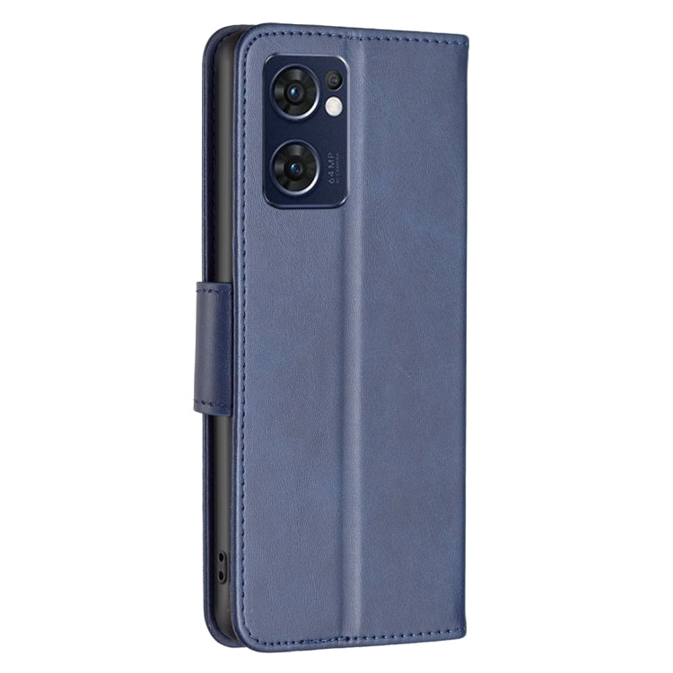 For OPPO Reno7 5G/Find X5 Lite Lambskin Texture Leather Phone Case