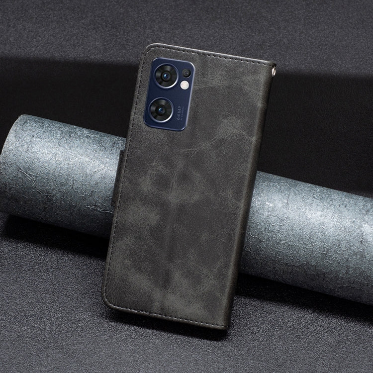 For OPPO Reno7 5G/Find X5 Lite Lambskin Texture Leather Phone Case