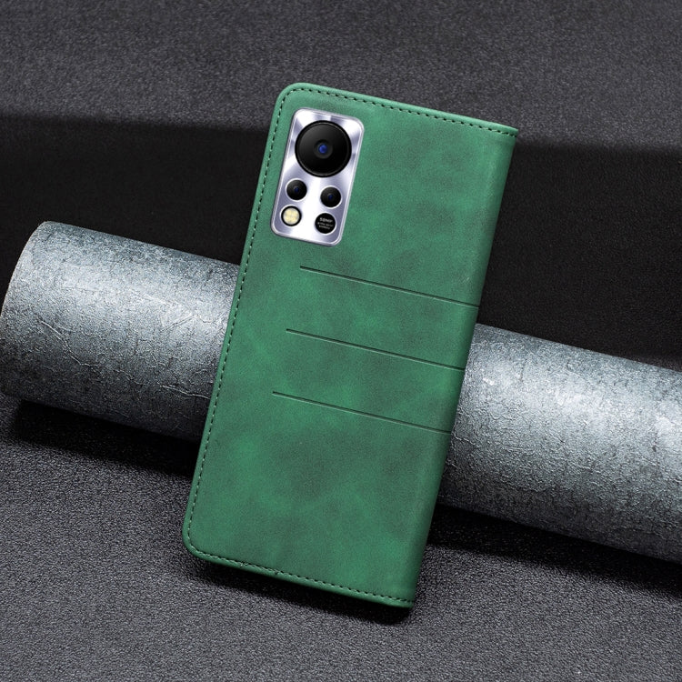 For Infinix Hot 11s/Hot 11T Magnetic Splicing Leather Phone Case
