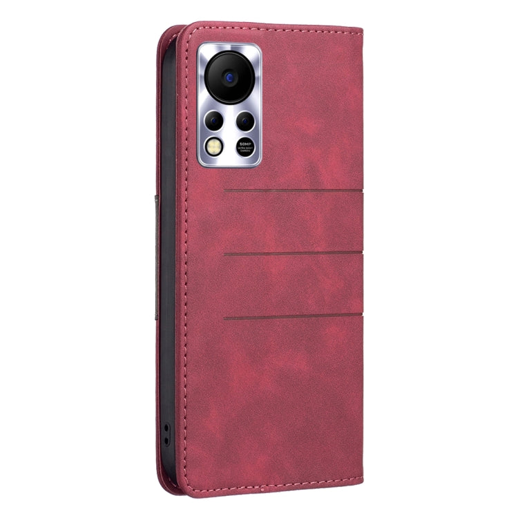 For Infinix Hot 11s/Hot 11T Magnetic Splicing Leather Phone Case