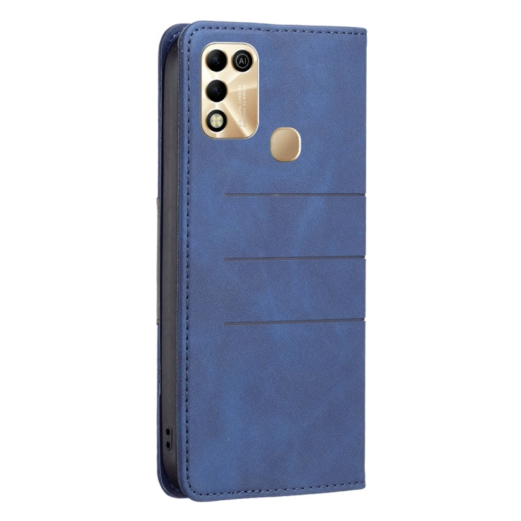 For Infinix Hot 11 Play/Hot 10 Play Magnetic Splicing Leather Phone Case
