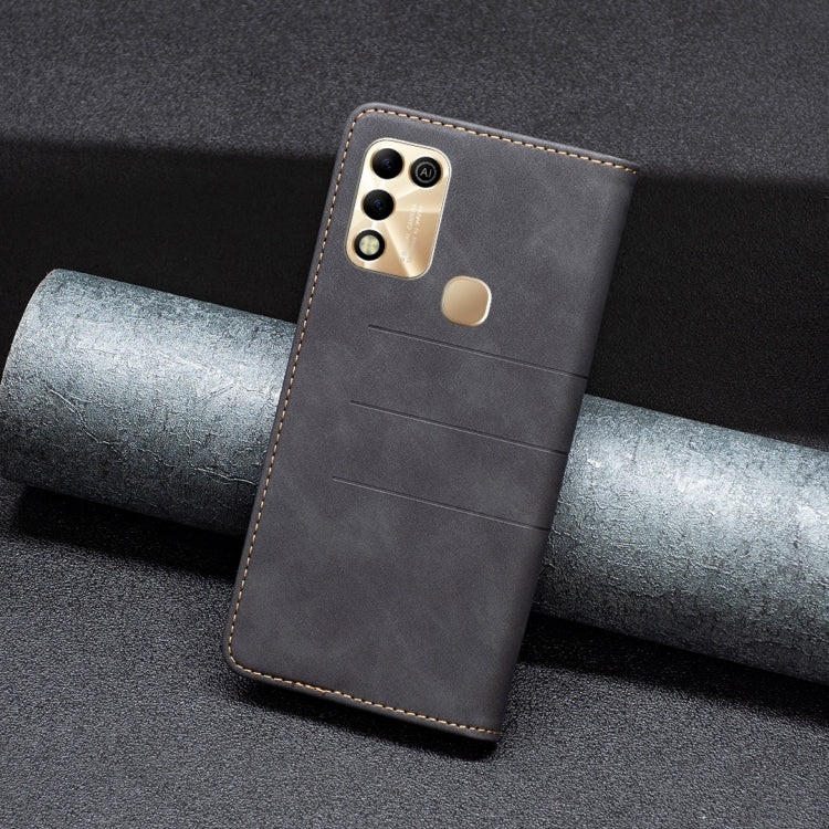 For Infinix Hot 11 Play/Hot 10 Play Magnetic Splicing Leather Phone Case