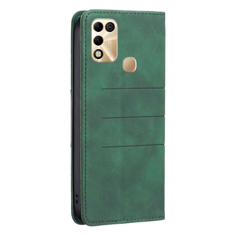 For Infinix Hot 11 Play/Hot 10 Play Magnetic Splicing Leather Phone Case